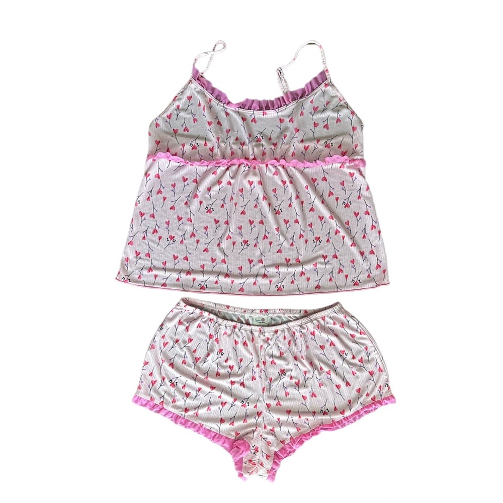 Women's Secret Treasures Heart I Love You Cami Sleep Set Size M